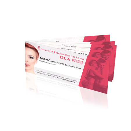 Erotyczna książeczka czekowa – Dla Niej. Bo zasługuje na wszystko... i jeszcze więcej &#128140;